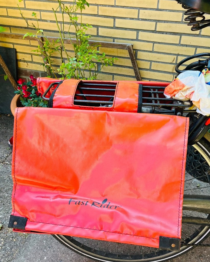 Fietstassen fast rider rood, Fietsen en Brommers, Fietsaccessoires | Fietstassen, Ophalen of Verzenden, Gebruikt