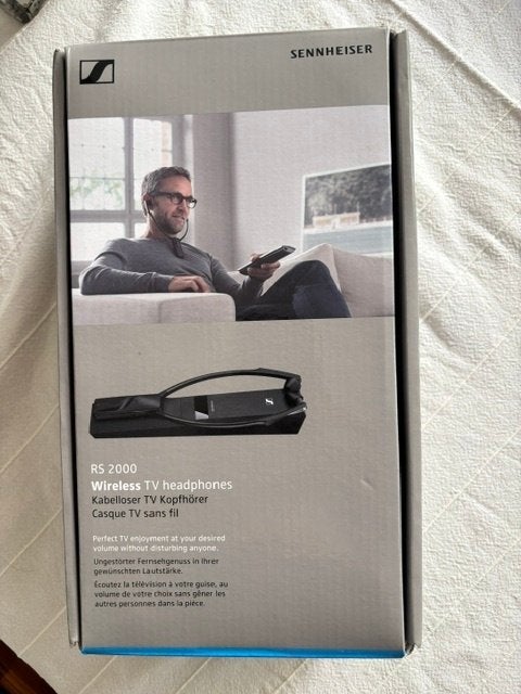 Sennheiser RS 2000 draadloze tv-koptelefoon - slechthorenden, Ophalen, Zo goed als nieuw, Sennheiser, Draadloos