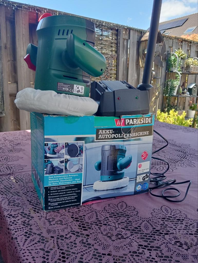 Nieuw nooit gebruikt Parkside Accu Autopolijstmachine - 18V, Ophalen of Verzenden, Nieuw