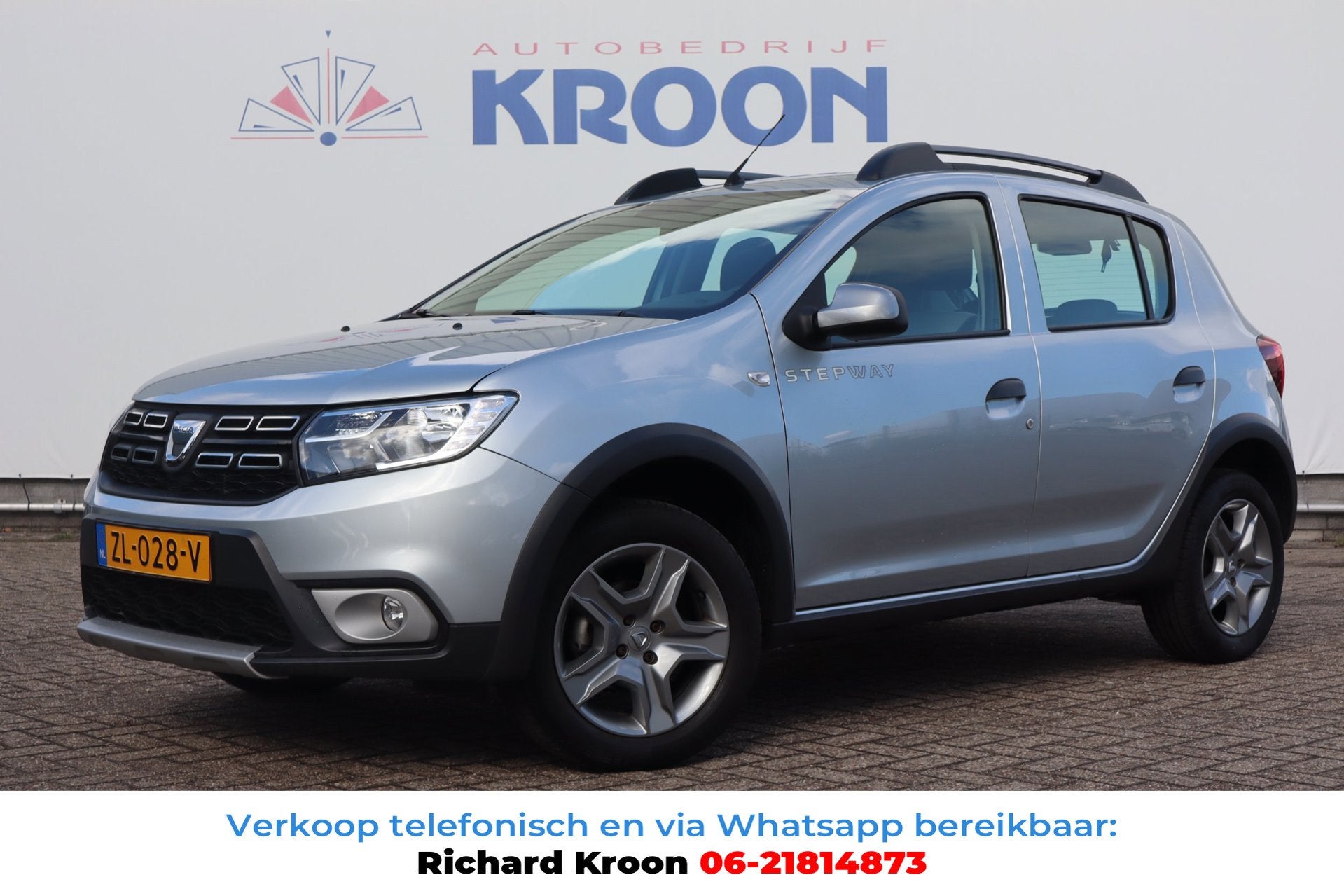 Dacia Sandero 0.9 TCe Tech Road I Automaat I Airco I Navigat, Auto's, Stof, Origineel Nederlands, Bedrijf, Start-stop-systeem