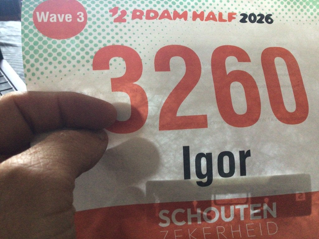 Rotterdam half ( halve marathon) startbewijs 20 september, Ophalen of Verzenden, Nieuw, Overige typen, Overige merken