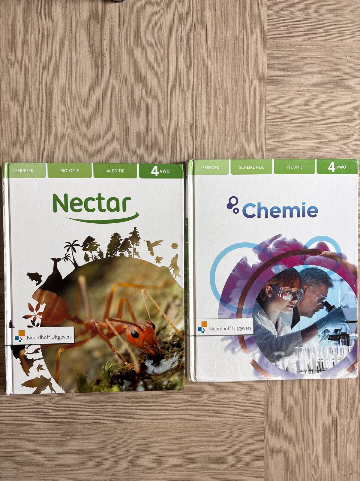 Nectar Biologie en Chemie Leerboeken 4 VWO, Ophalen of Verzenden, Gelezen, VWO, Biologie