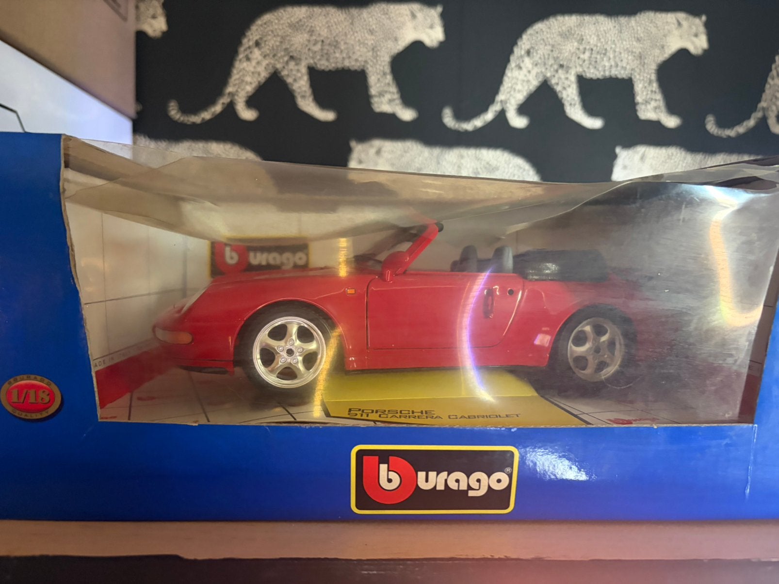 Porsche cabrio, Ophalen of Verzenden, Zo goed als nieuw, Bburago