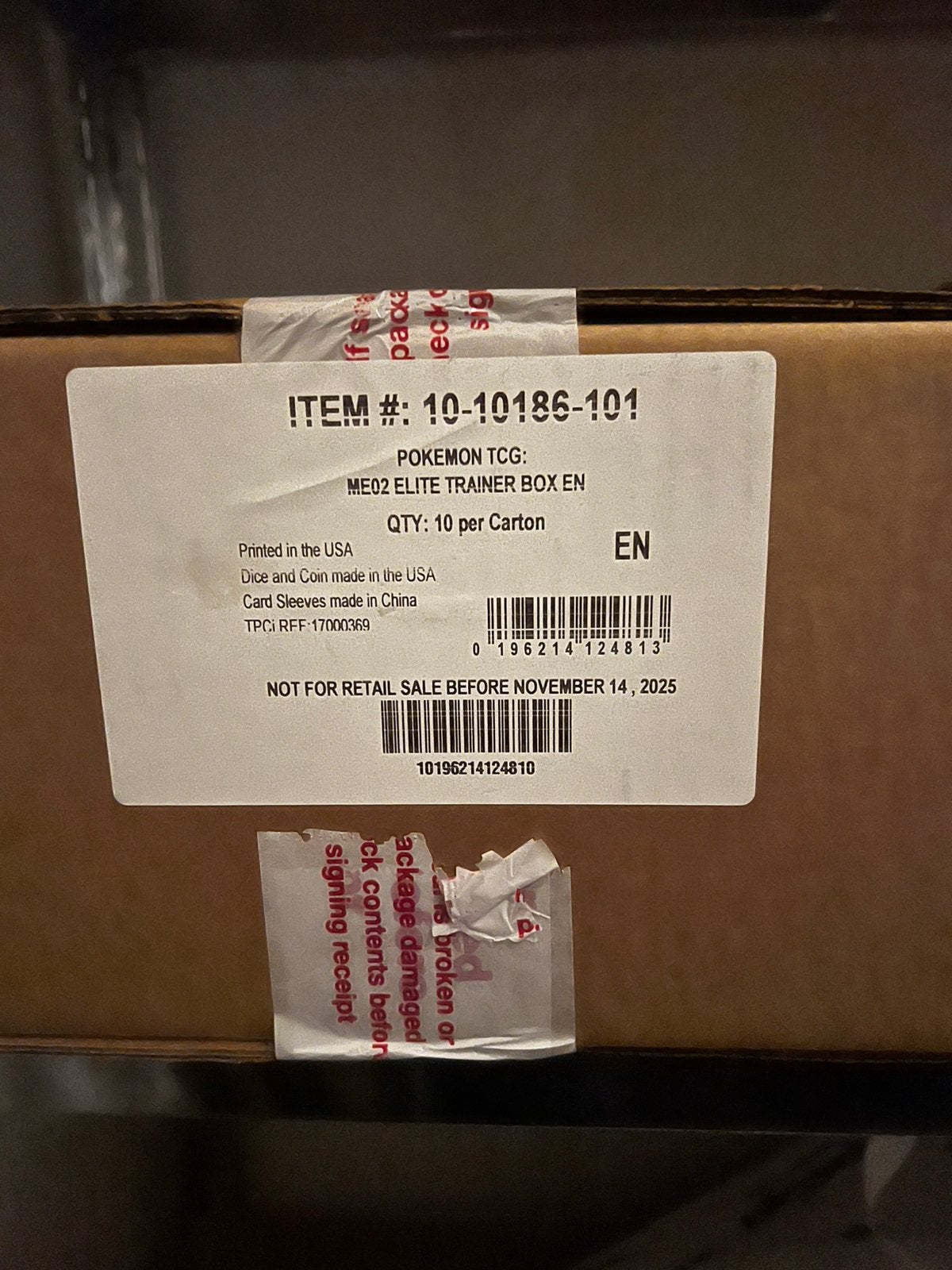 Case phantasmal flames elite trainer box 1st print, Ophalen of Verzenden, Zo goed als nieuw, Boosterbox
