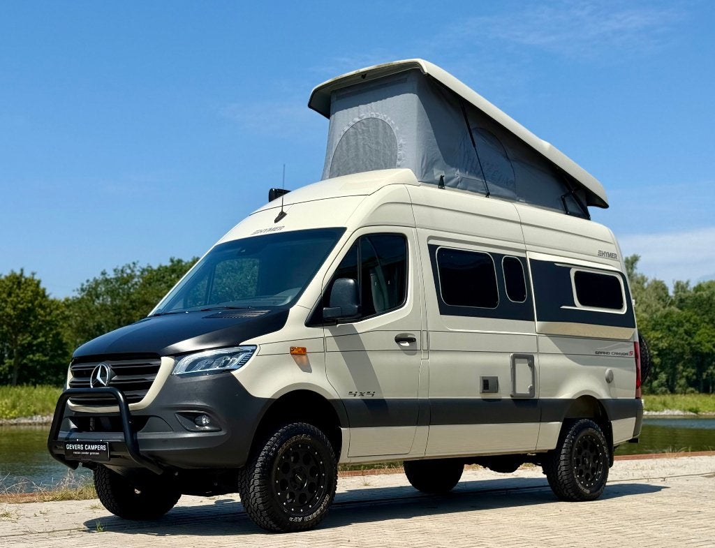 Hymer Grand Canyon S 4x4, Mercedes Sprinter buscamper 190PK, Caravans en Kamperen, Campers, Automaat, Ringverwarming, Achteruitrijcamera