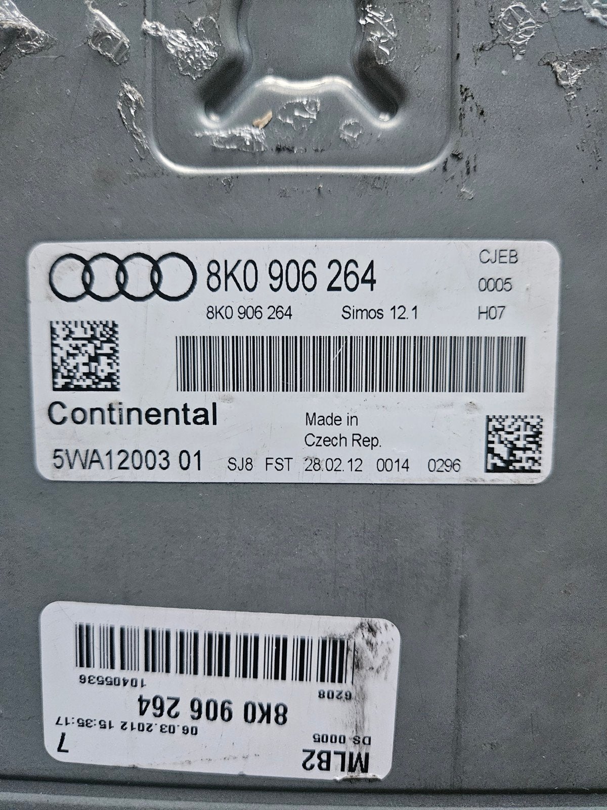 Simos 12.1 ECU 8K0 906 264 Audi A4 B8 motorcomputer, Auto-onderdelen, Ophalen of Verzenden, Audi