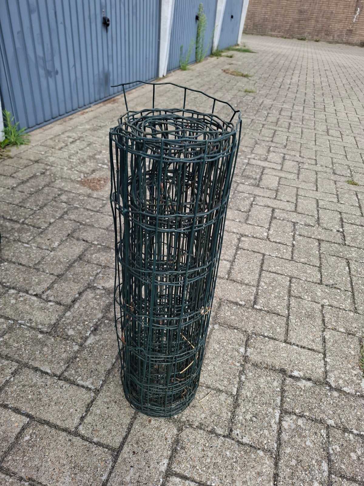 Groen gaashekwerk - Ideaal voor tuin en erf, Tuin en Terras, Ophalen, Gebruikt, 20 meter of meer, Gaas