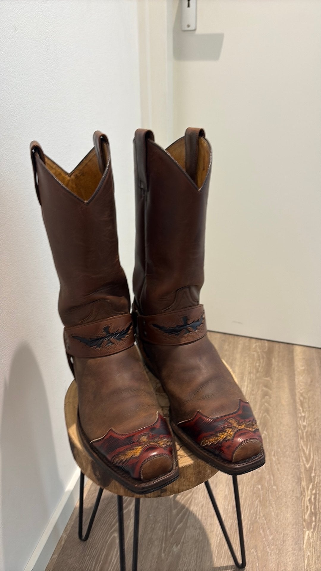 Sendra boots cowboy laarzen mt 45 incl verz, Bruin, ., Boots, Ophalen of Verzenden