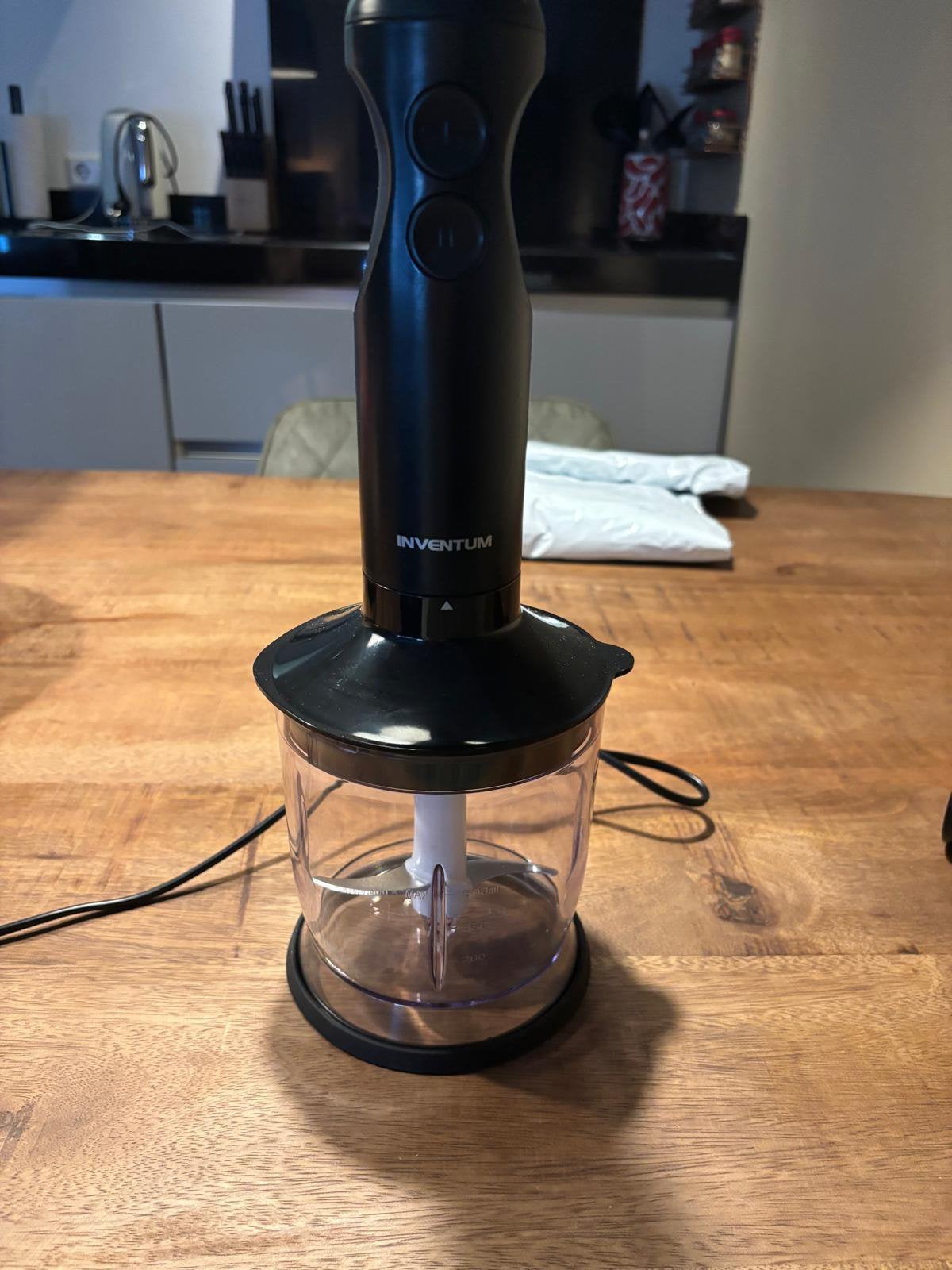 Inventum staafmixer met hakmolen, Minder dan 1 liter, Ophalen, Zo goed als nieuw