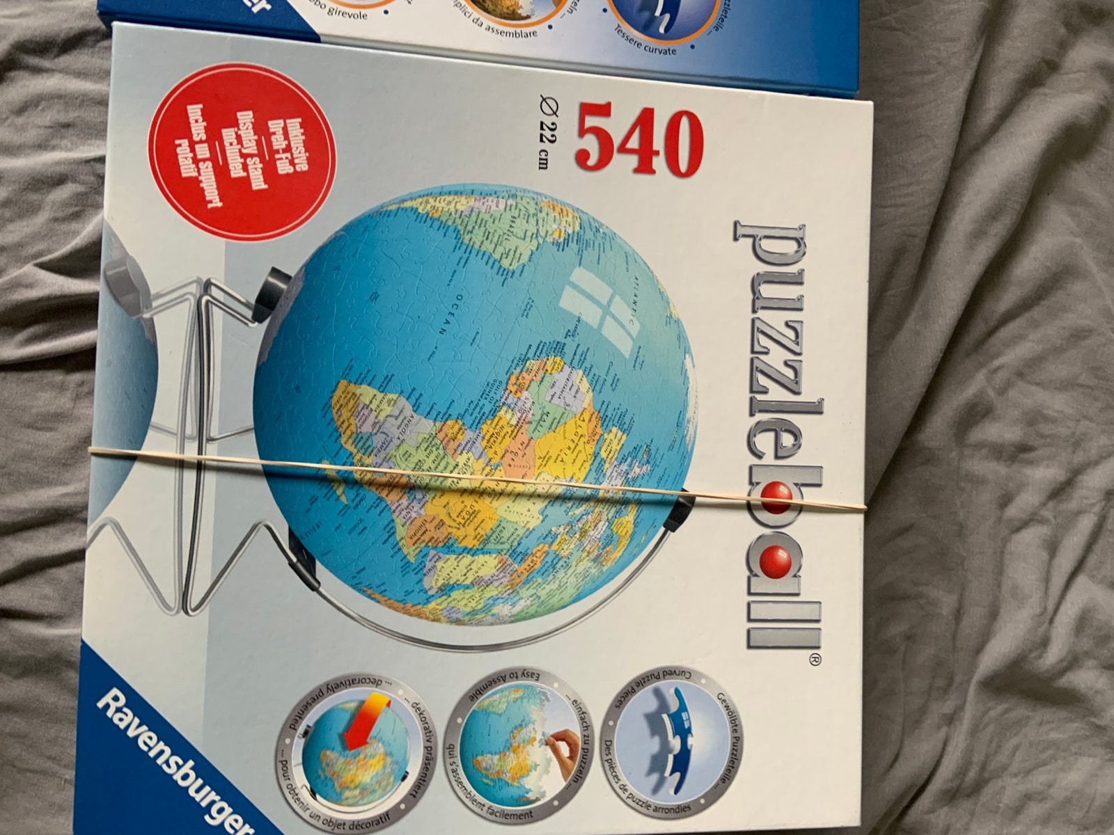 Ravensburger wereldbollen heden en historie, Ophalen of Verzenden, Meer dan 50 stukjes, Zo goed als nieuw, 6 jaar of ouder