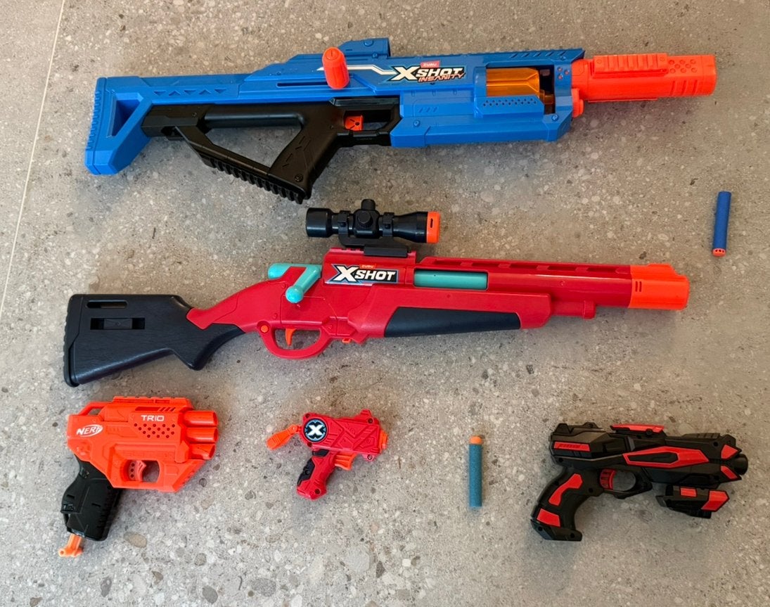X shots Zuru 5 guns, Ophalen, Zo goed als nieuw