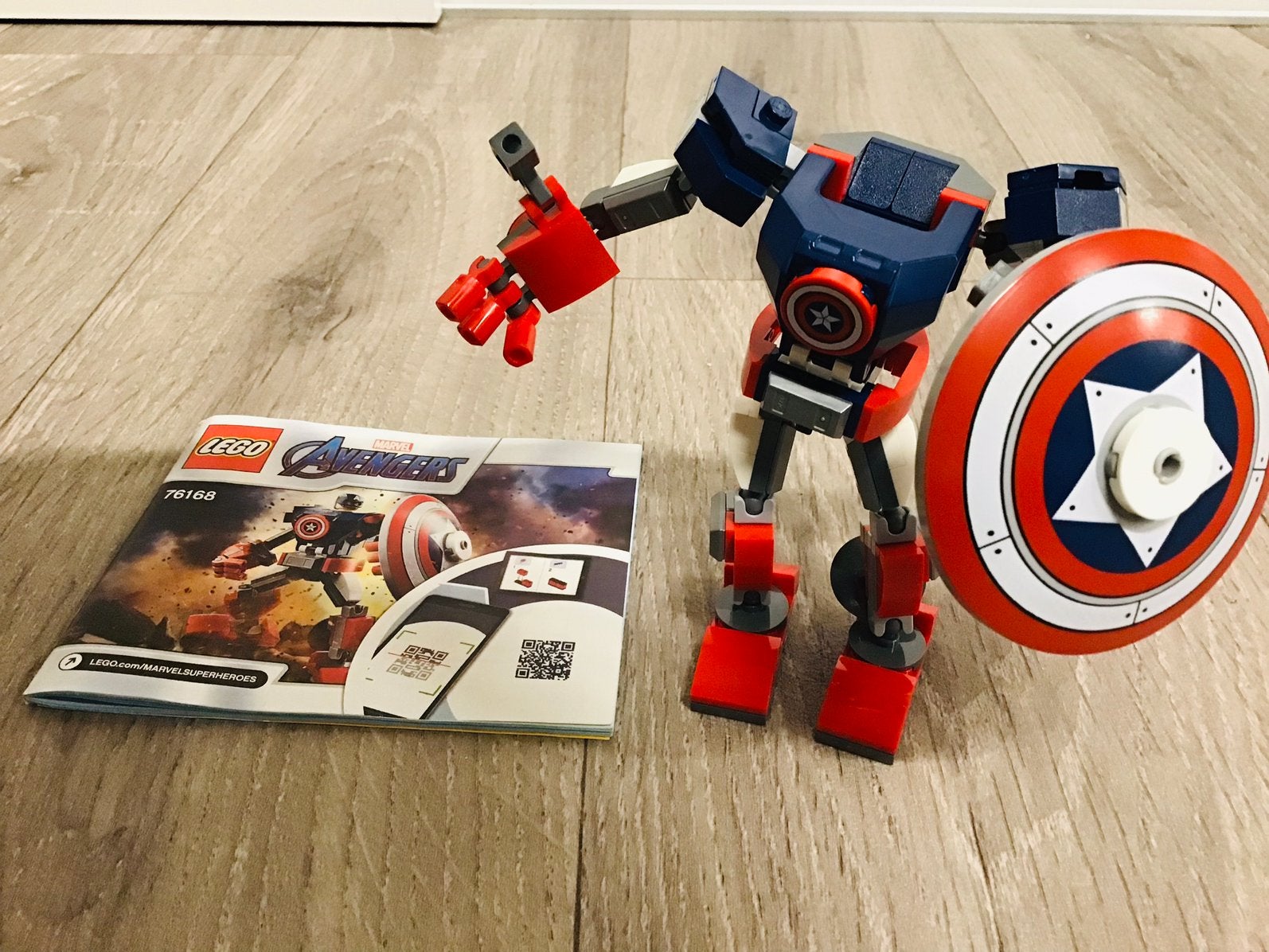 LEGO Avengers 76168, Marvel captain America mech armor, Gebruikt, Marvel, Lego, Ophalen of Verzenden