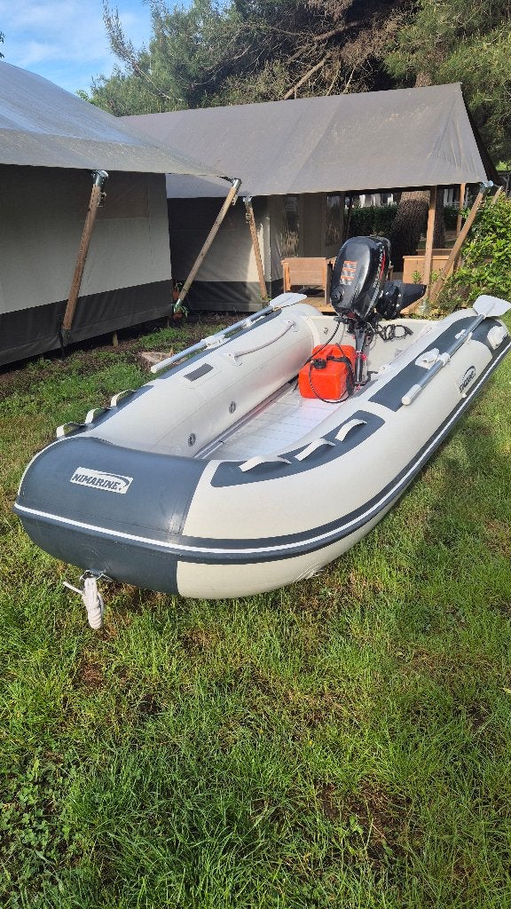 Rubberboot Nimarine met Suzuki motor 6 pk compleet, Ophalen, Aluminium, Peddels, 6 pk