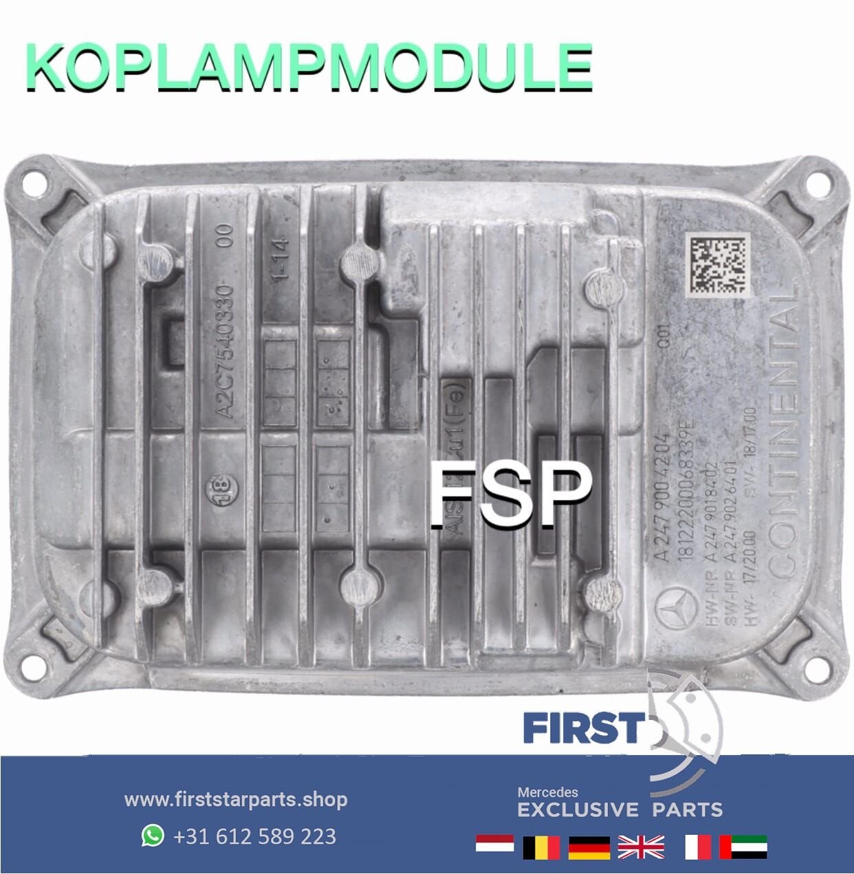 A2479004204 KOPLAMP MODULE LED High Performance / Multibeam, Auto-onderdelen, Verlichting, Gebruikt, -, Ophalen of Verzenden, -