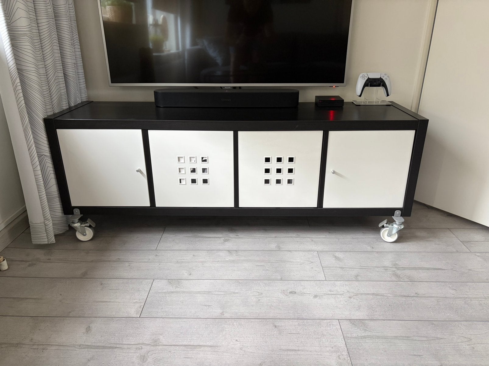 4 vaks kast op wielen, Ophalen, Gebruikt, 100 tot 150 cm, Minder dan 100 cm