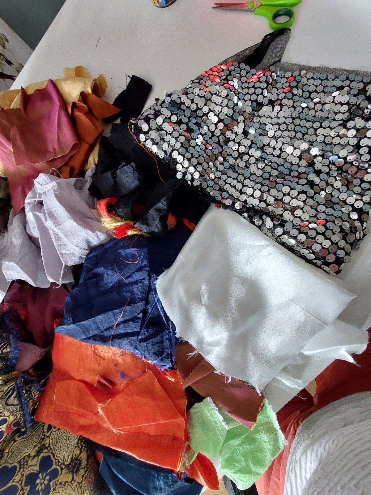 stofjes resten chintz en andere, Ophalen of Verzenden