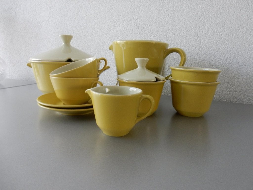 fris servies jubilant reinetgeel, Ophalen