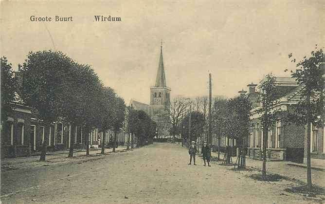 301-286-043 Wirdum Groote Buurt, Verzenden, Voor 1920, Friesland