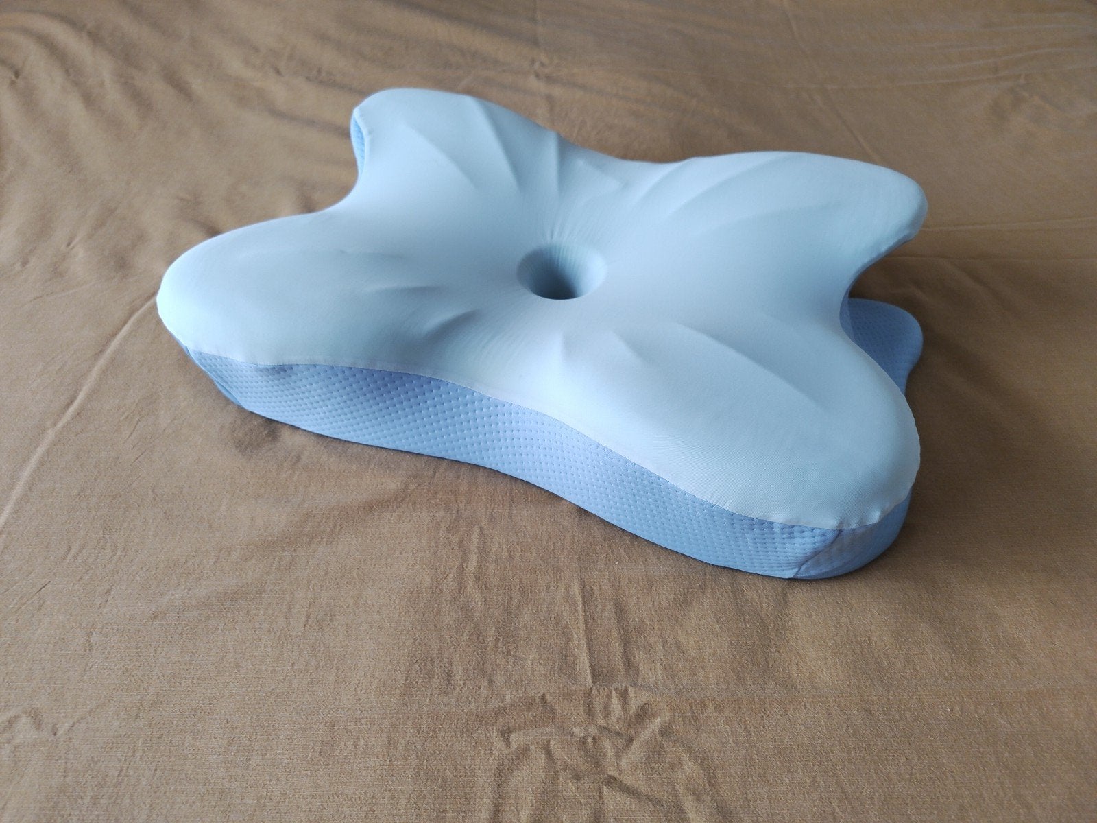 Derila Ergo Hoofdkussen, Huis en Inrichting, Woonaccessoires | Kussens, Overige merken, Blauw, Hoofdkussen, Ophalen of Verzenden