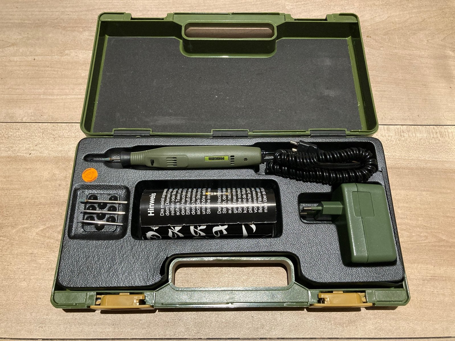 Proxxon graveerset DM/041802 - Compleet en zo goed als nieuw, Ophalen of Verzenden, Zo goed als nieuw, Overige typen, Overige merken
