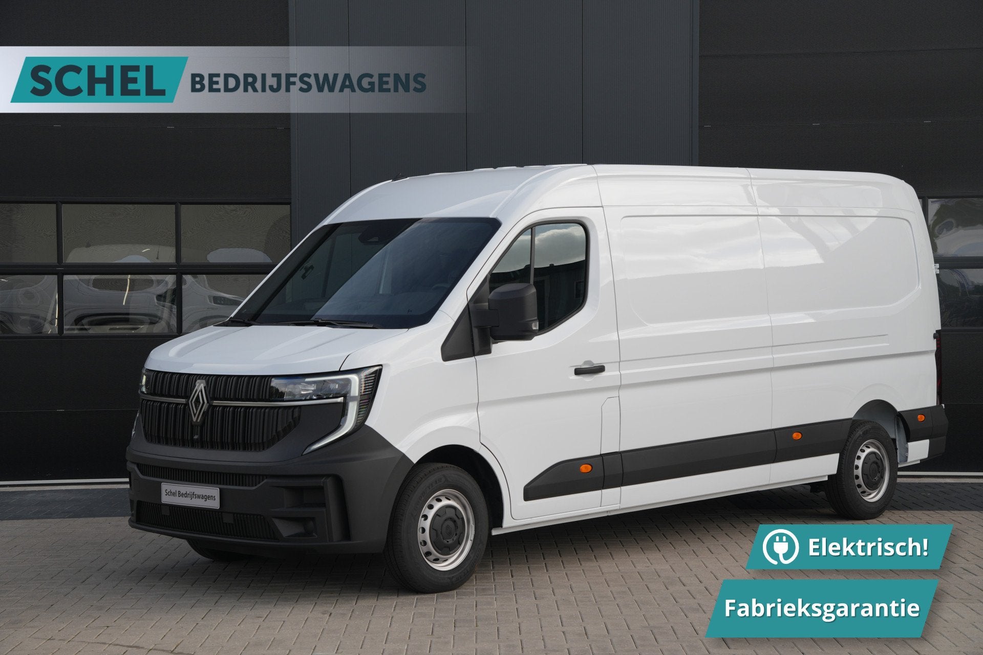 Renault Master E-Tech T35 L3H2 Advance Long Range 87 kWh 143, Auto's, Stof, Zwart, Renault, Wit