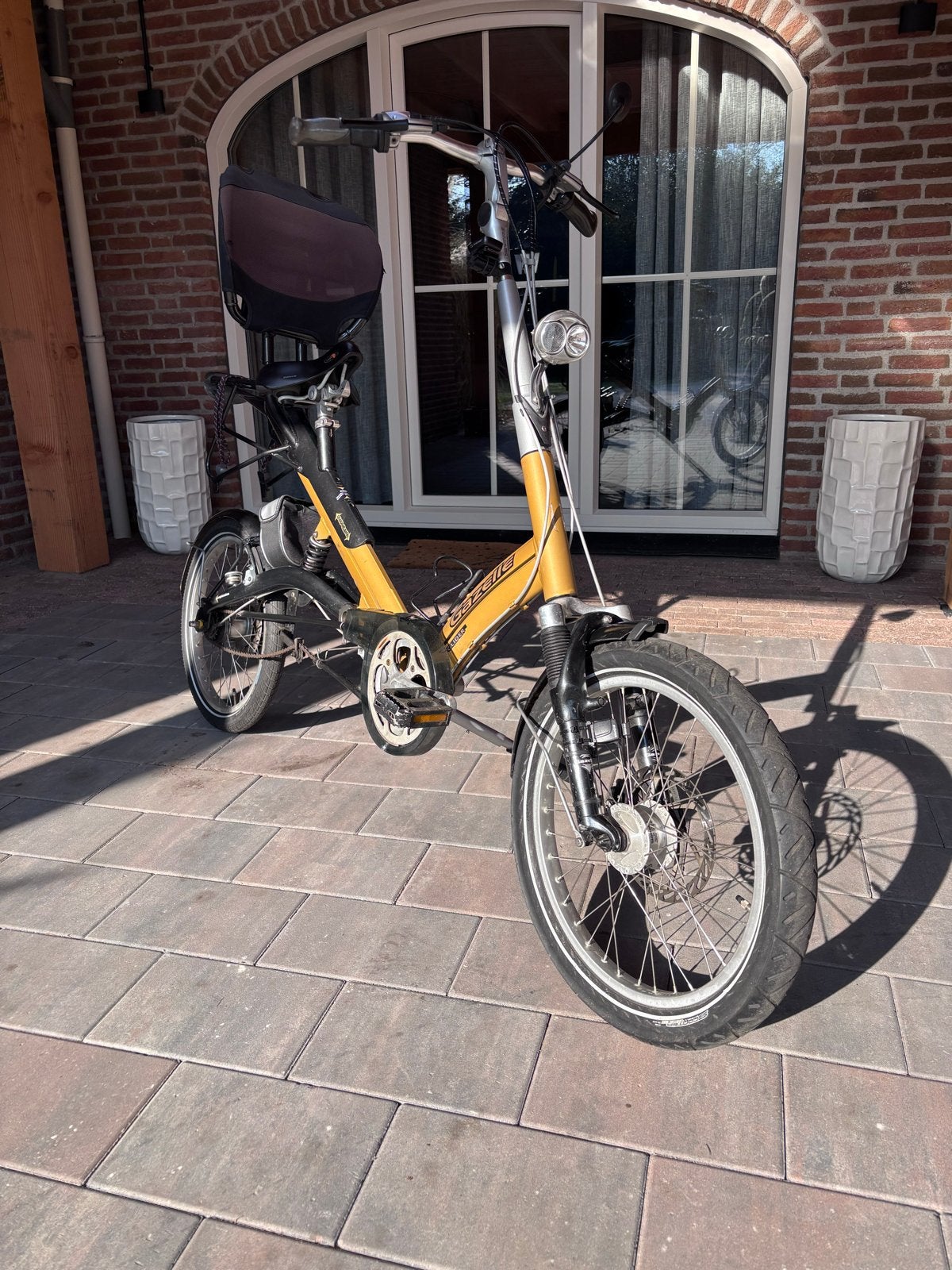 Gazelle Easy Glider Zit/Ligfiets - Brons, Full Suspension, Gebruikt, Bovenstuur, Schijfrem, Ophalen