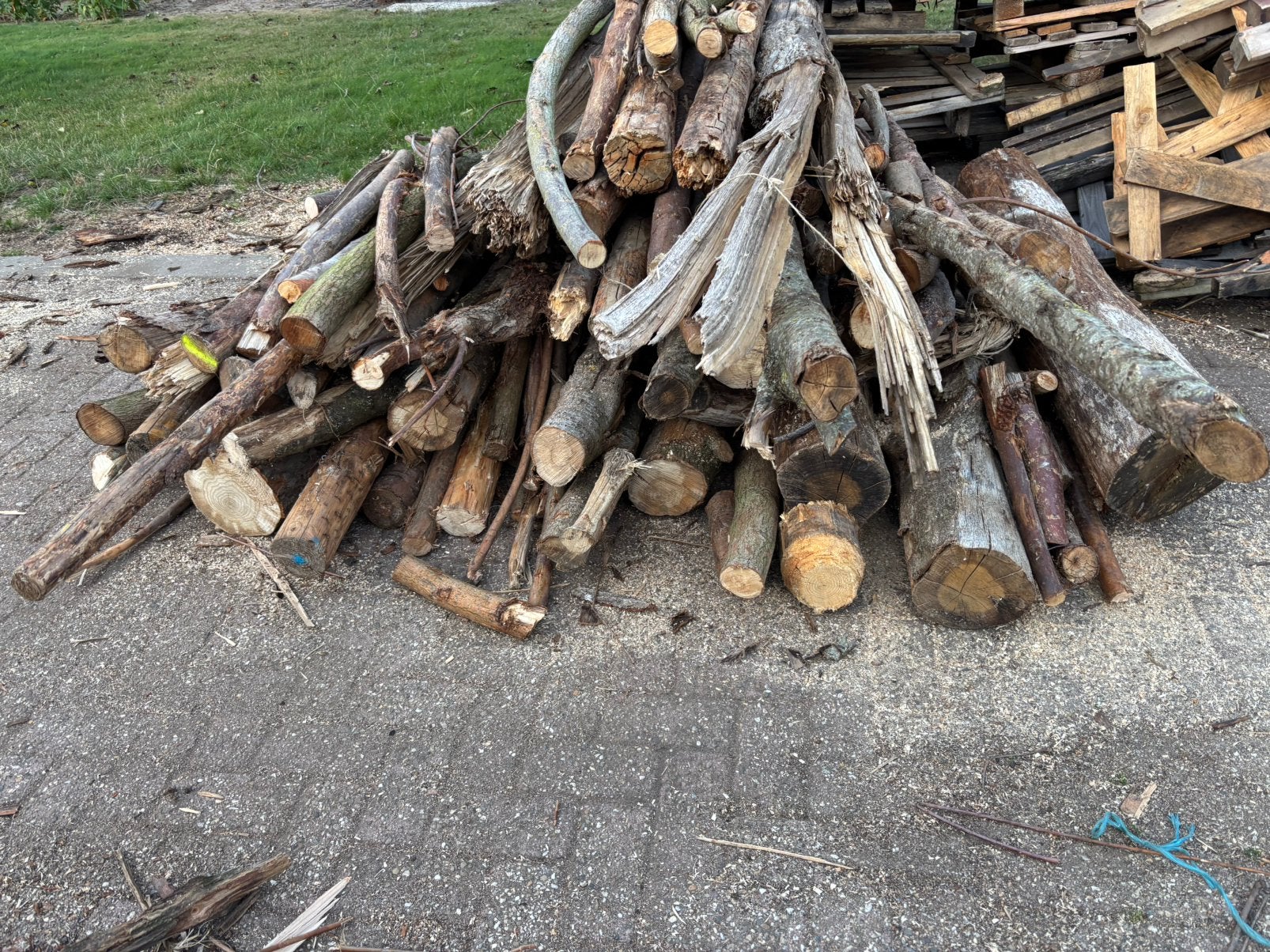 Gemixt stamhout, Tuin en Terras, Haardhout, Minder dan 3 m³, Ophalen