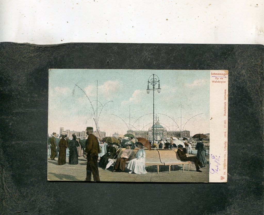 Ansicht Scheveningen - Op de Wandelpier, Verzenden, Voor 1920, Gelopen, Zuid-Holland