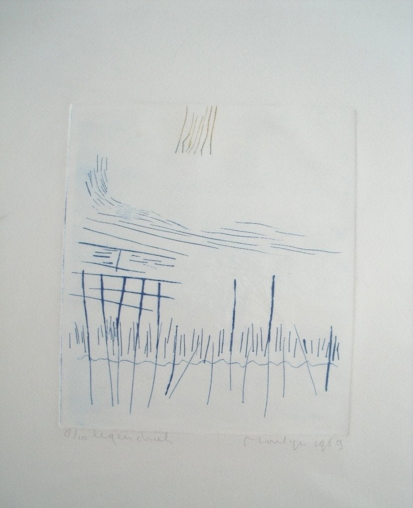 Jan Montyn (1924-2015) zonder titel - nr. 8/10 - 1969, Ophalen of Verzenden