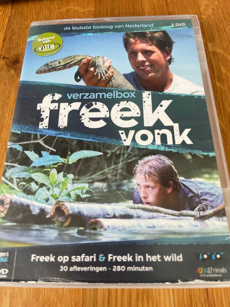 Freek Vonk Verzameldbox: Freek op safari & Freek in het wild, Alle leeftijden, Boxset, Ophalen of Verzenden, Zo goed als nieuw
