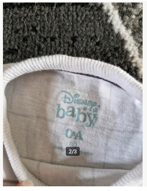 Mickey tshirt here comes the fun Maat 80 h3, Kinderen en Baby's, Babykleding | Maat 80, C&A, C&A, Onbekend, Ophalen of Verzenden