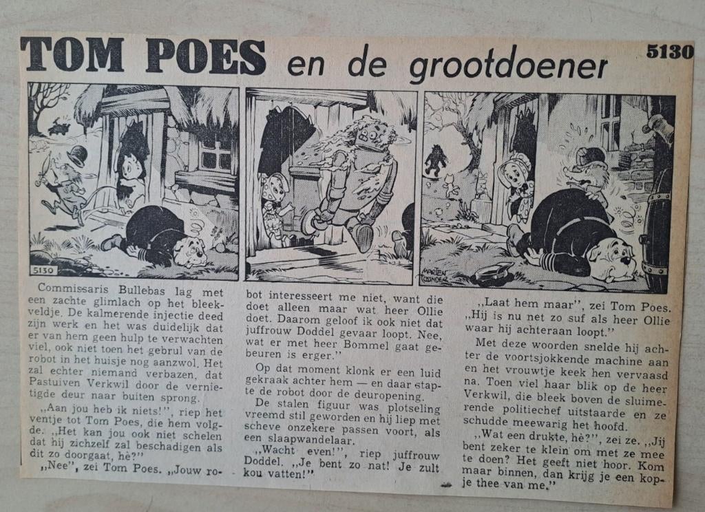 Tom Poes en de Grootdoener, Eén stripboek, Ophalen of Verzenden, Gelezen