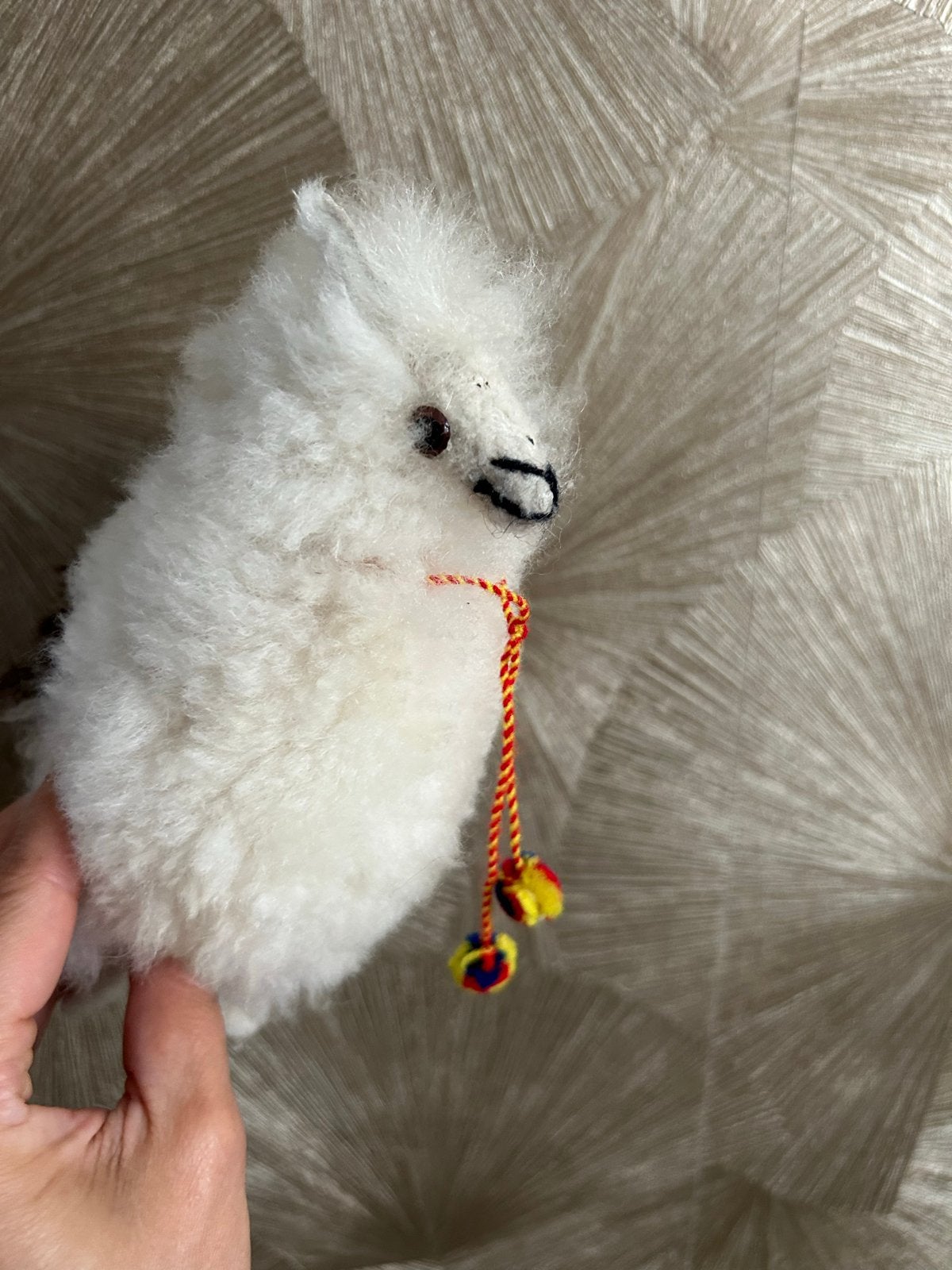 Alpaca knuffel van echt alpaca wol, Kinderen en Baby's, Speelgoed | Knuffels en Pluche, Overige merken, Overige typen, Nieuw, Ophalen of Verzenden