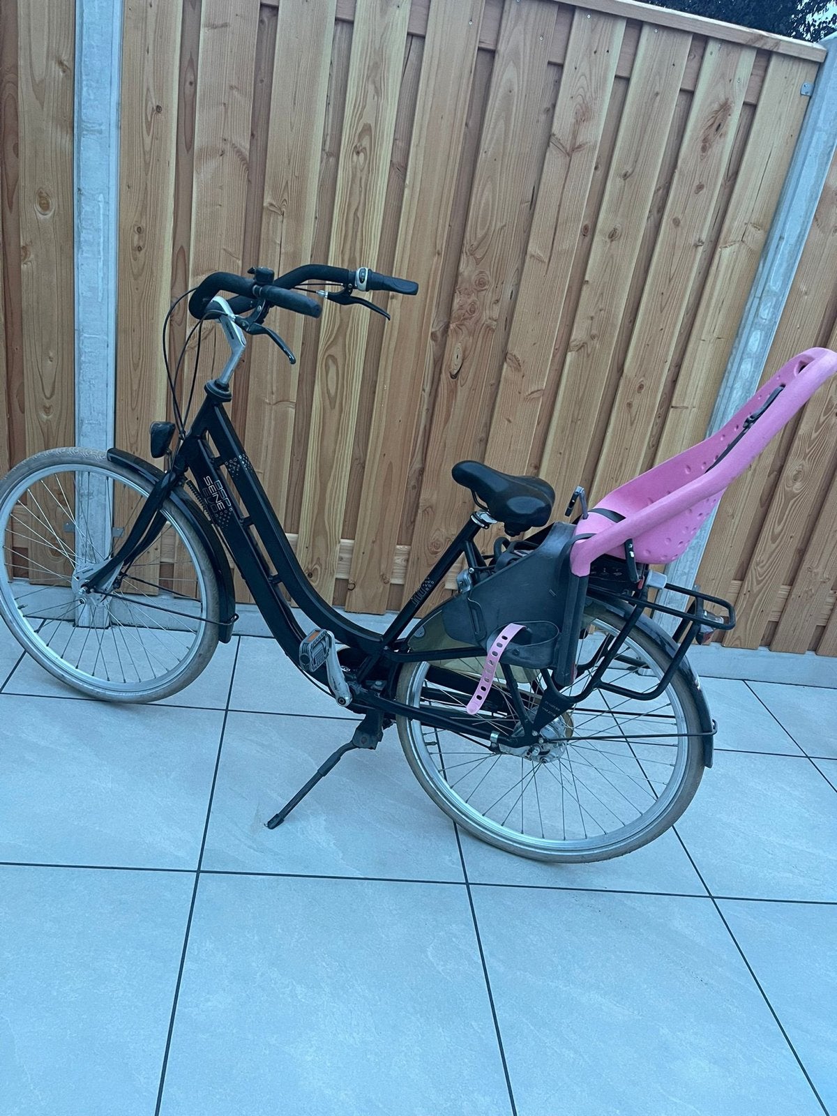 Damesfiets met kinderzitje - BSP Seine, Velgrem, 50 tot 53 cm, Ophalen, Overige merken
