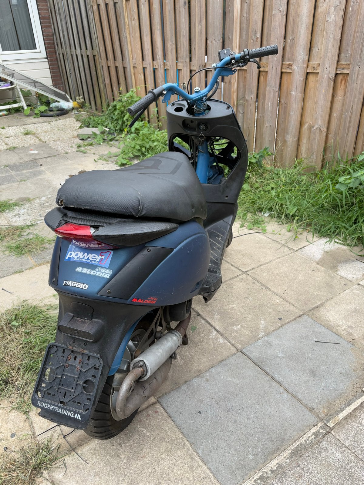 Piaggio Zip 70cc - Blauw met Malossi onderdelen, Gebruikt, Maximaal 45 km/u, Zip, Ophalen of Verzenden