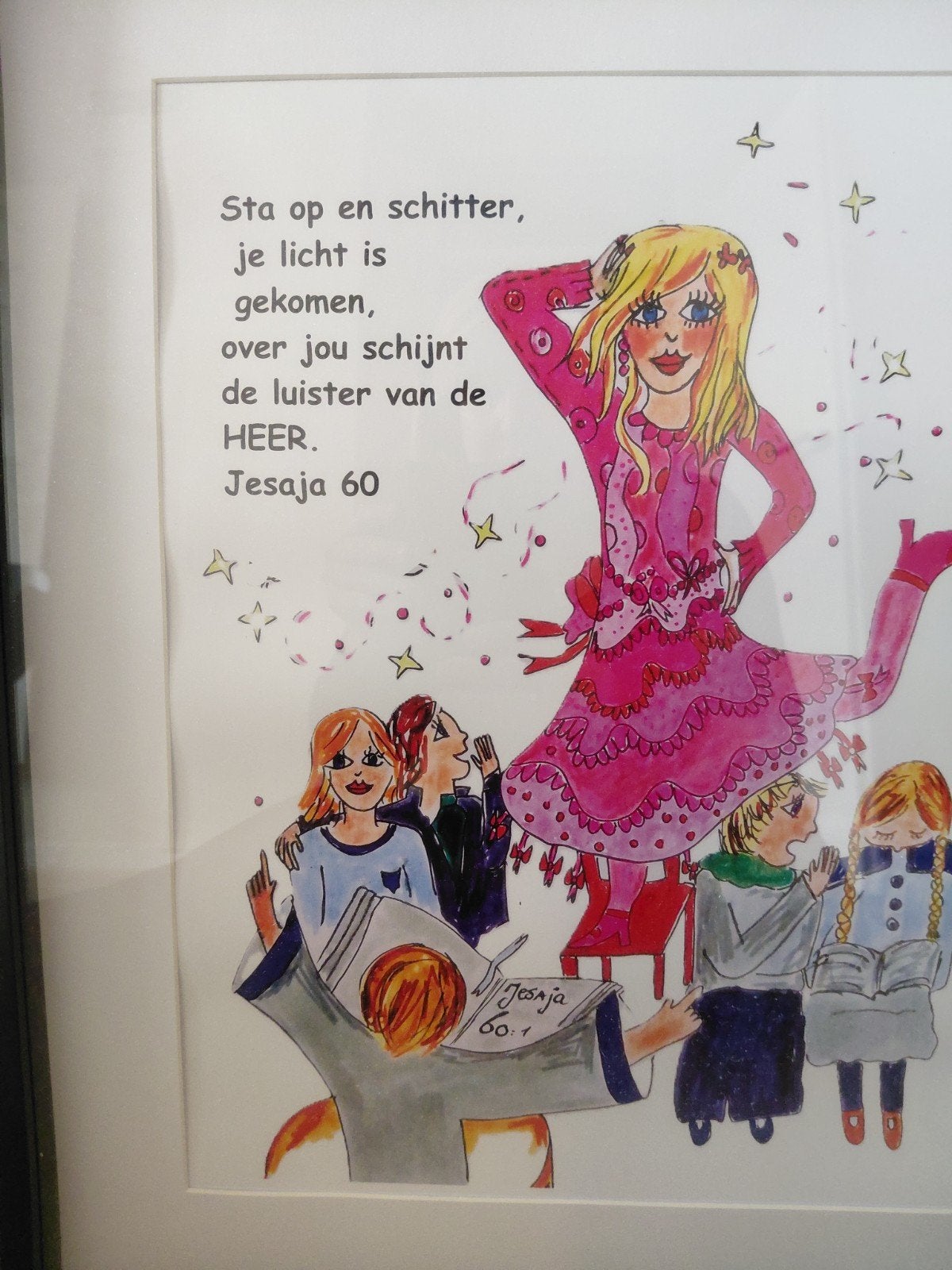 schilderijen en tekeningen christelijk, Ophalen, Minder dan 50 cm, Schilderij