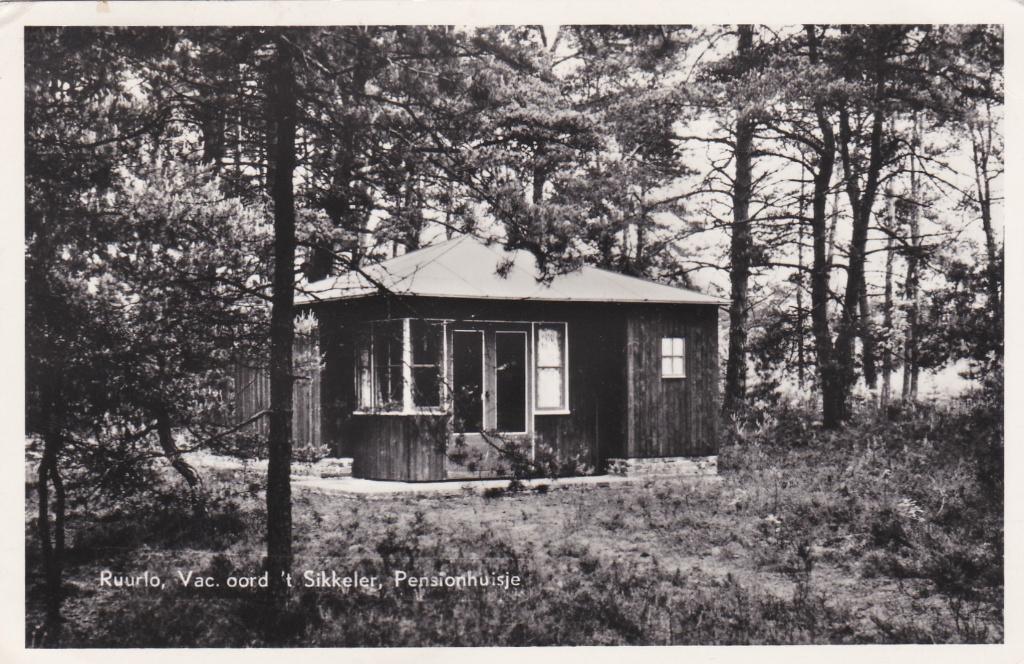 GA1495 Ruurlo Vakantieoord t Sikkeler Pensionhuisje 1950, Verzenden, 1940 tot 1960, Gelopen, Gelderland