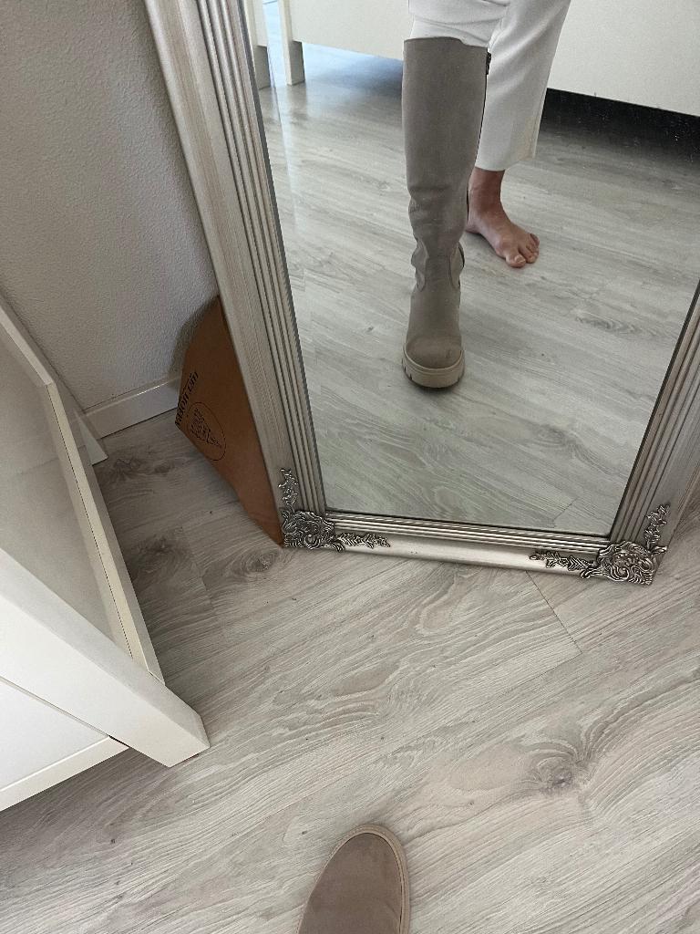 Mooie bijna nieuwe gabor lange laarzen, Hoge laarzen, Beige, Gabor, Ophalen of Verzenden