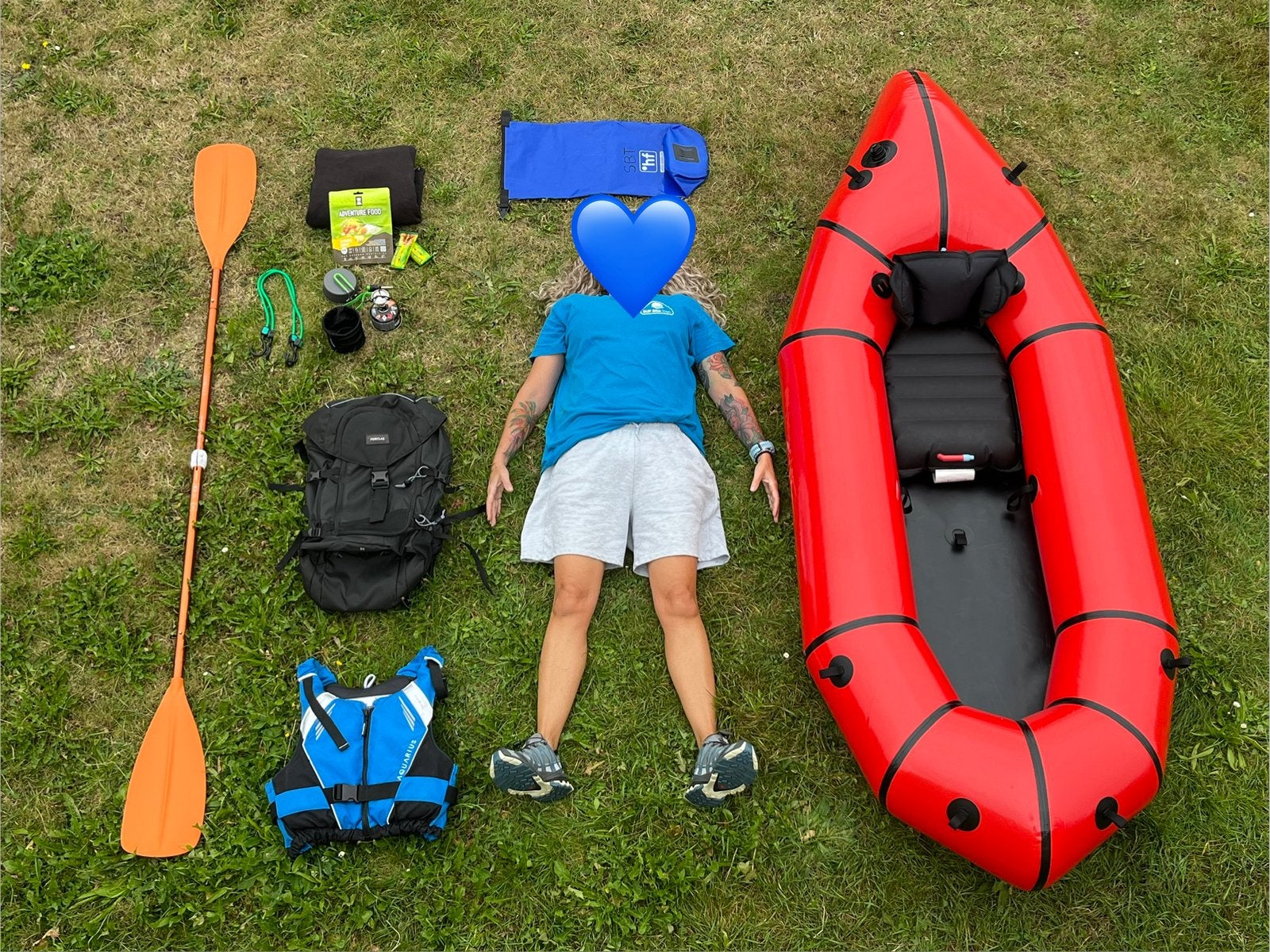 Packraft MRS Ponto - 4 complete sets, Ophalen, Opblaasbaar, Eén persoon, Overige typen