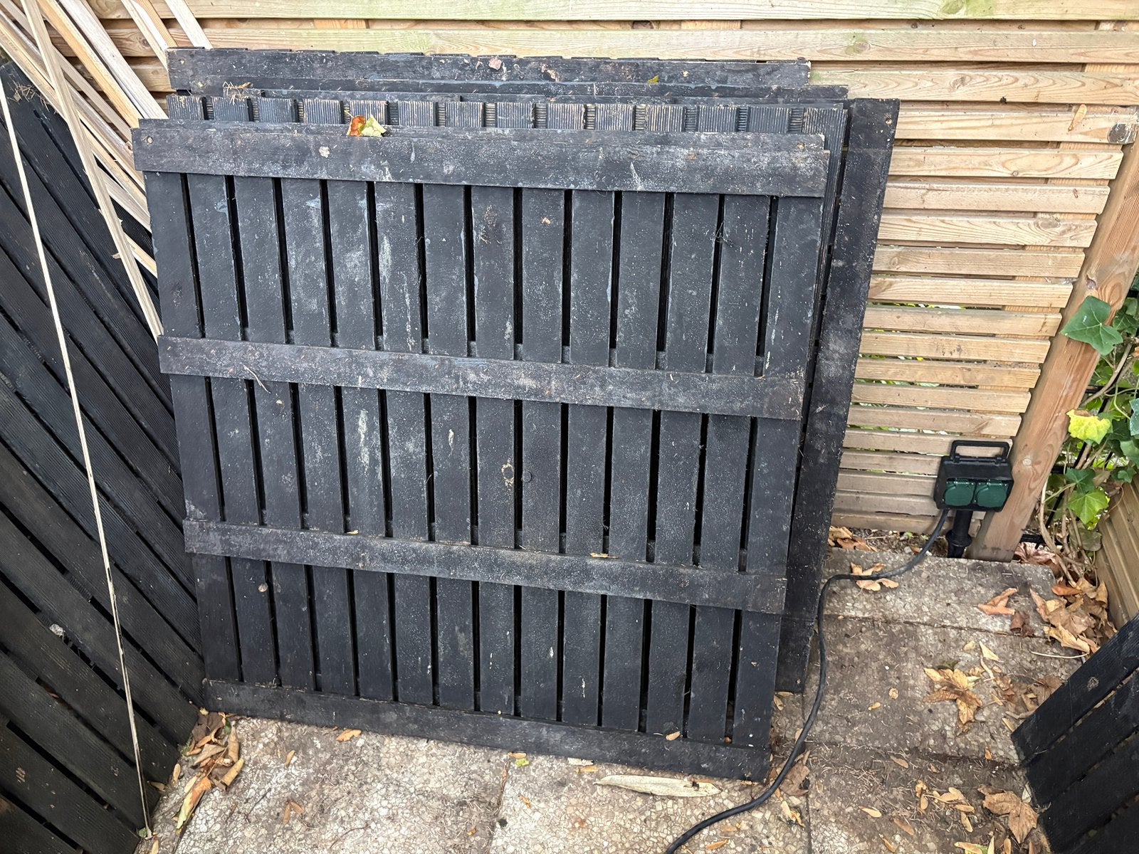 Houten vlonders gratis ophalen 9x, Ophalen of Verzenden, Gebruikt, Hout