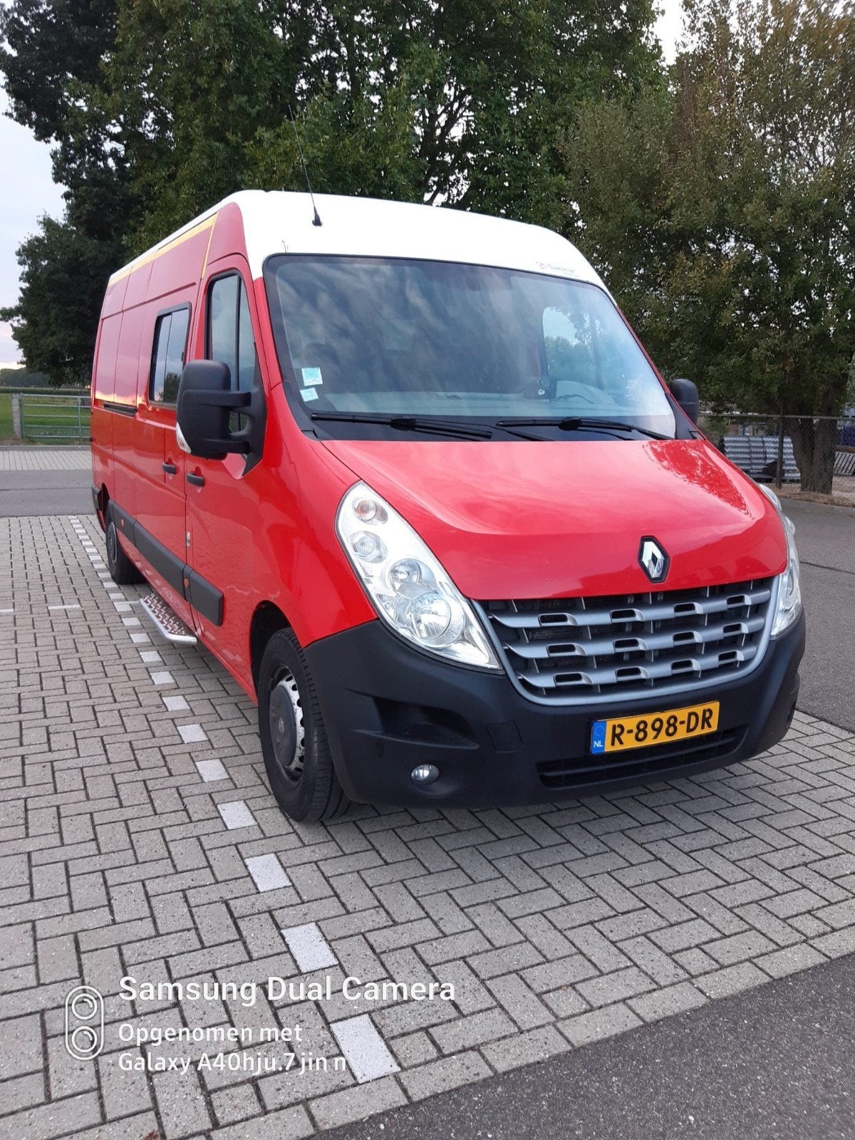 Renault Master L3H2 Buscamper Brandweerbus 2.3 dCi, Caravans en Kamperen, Campers, Buscamper of Camperbus, Dakluik, Tot en met 2