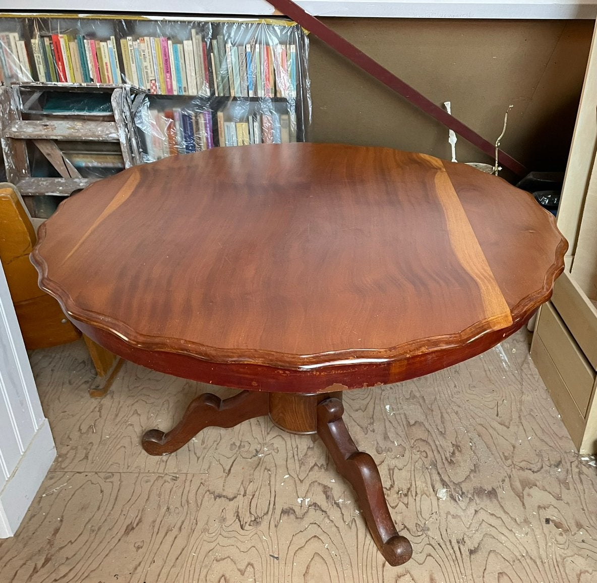 Grote Antieke Mahoniehouten Biedermeier eettafel, Ophalen