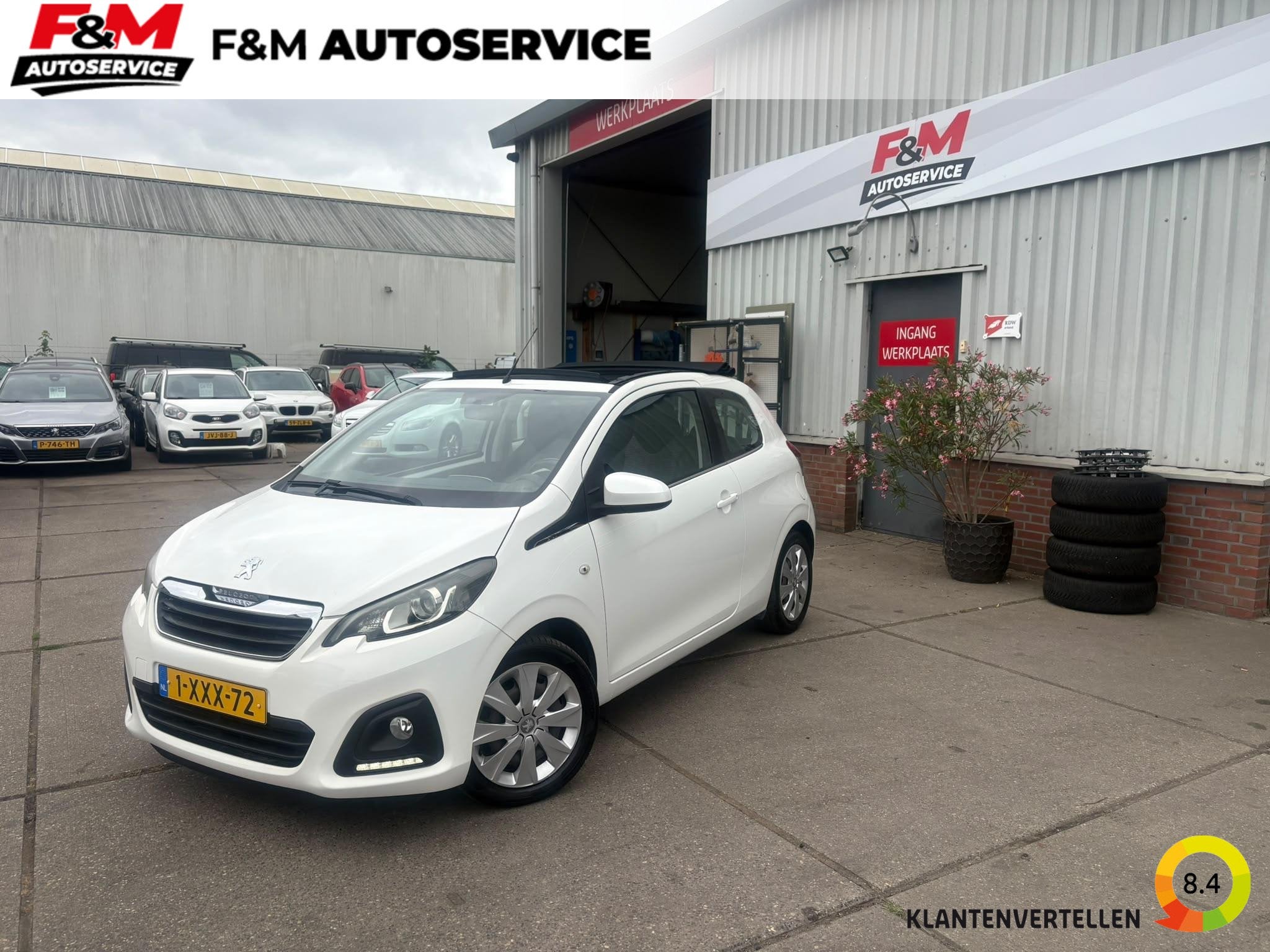 Peugeot 108 1.0 e-VTi Active TOP! Airco, radio, Auto's, Peugeot, Voorwielaandrijving, Stof, Gebruikt, 4 stoelen