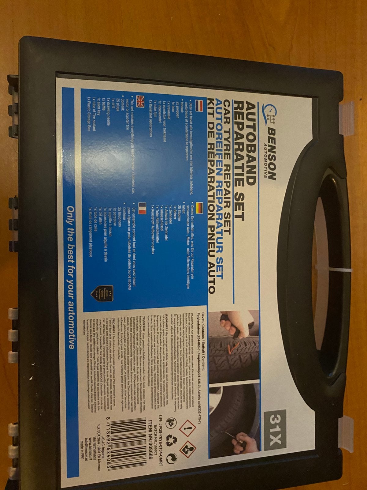 Reparatie set autoband 31-delig, nieuw, Ophalen of Verzenden, Nieuw