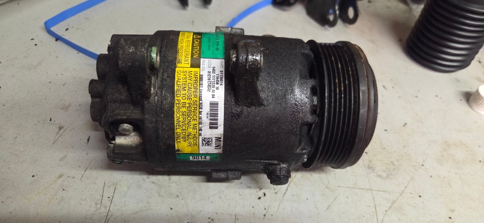 Airco compressor mini Cooper S R53, Ophalen of Verzenden, Gebruikt, Mini