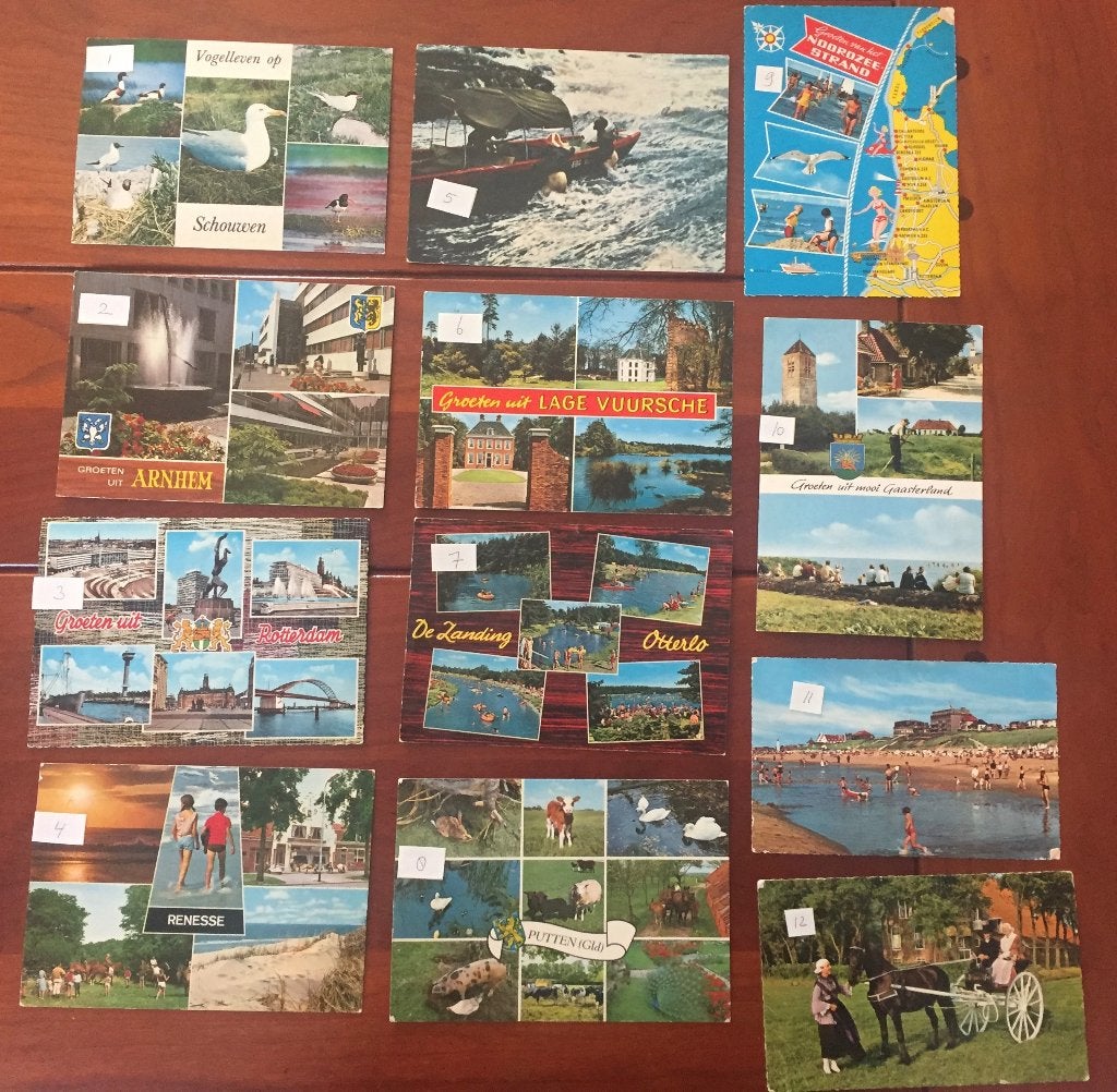 Ansichtkaarten Stad en Dorp - kleur, Ophalen of Verzenden, Gelopen, Zuid-Holland
