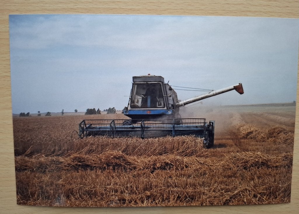 Foto van DDR maaidorser Fortschritt E512, 1980 tot heden, Foto, Nieuw, Buitenland