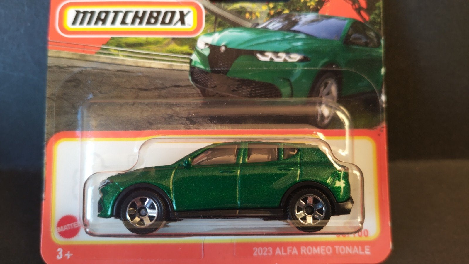 Alfa Romeo Tonale Green 1:64 3inch Matchbox Pol, Auto, Verzenden, ., Nieuw