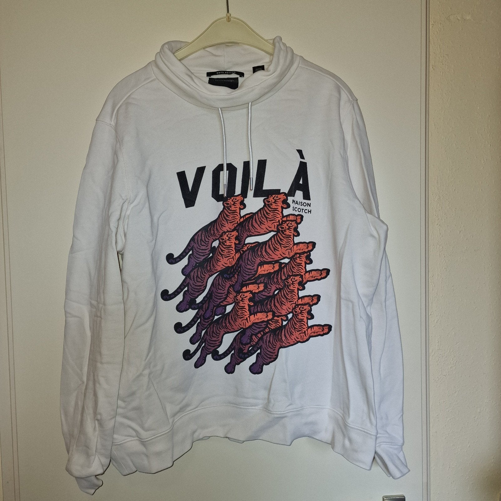 Scotch & Soda Voila Maison Scotch sweater XL, Wit, Maat 56/58 (XL), Ophalen of Verzenden, Zo goed als nieuw