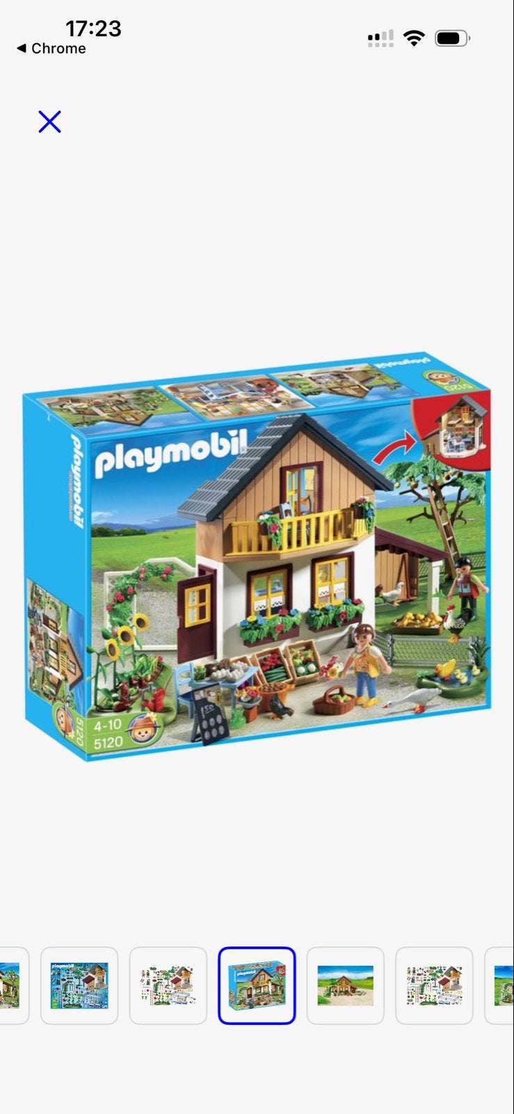 Playmobil hoeve met bio winkel (zonder doos), Ophalen of Verzenden, Gebruikt, Jongen of Meisje